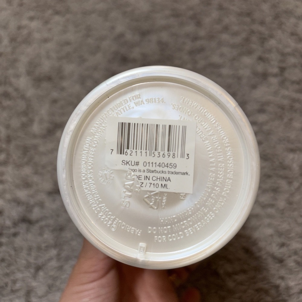 New Starbucks 2023 Spring‎ White Mermaid Cold Cup Grande Tumbler 24oz - Picture 3 of 5